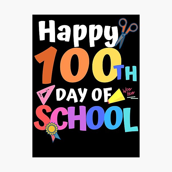 Item preview, Happy 100th Day of School Teacher Student designed and sold by danyc88.