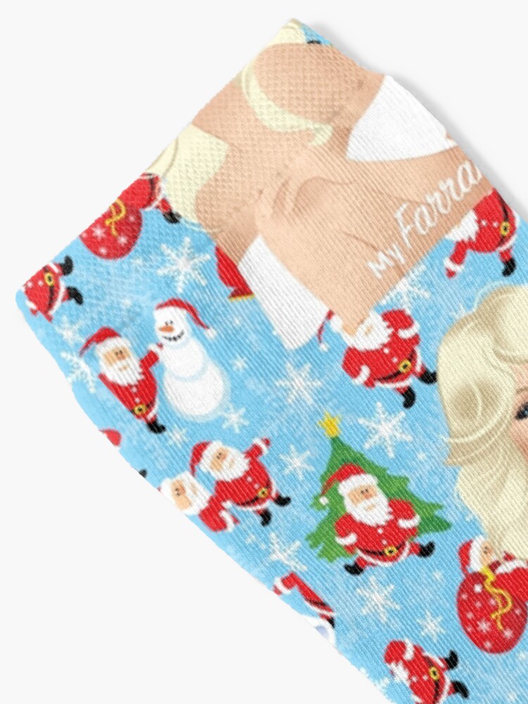 Alternate view of Tis the Season Socks
