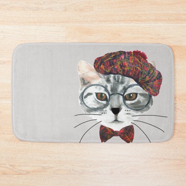 Item preview, Geek Nerd Funny Nerdy Cat designed and sold by AZGuzmans.