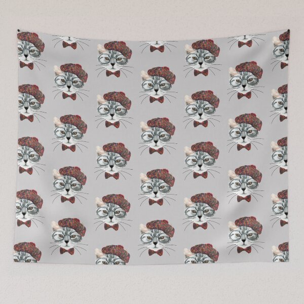 Item preview, Geek Nerd Funny Nerdy Cat designed and sold by AZGuzmans.