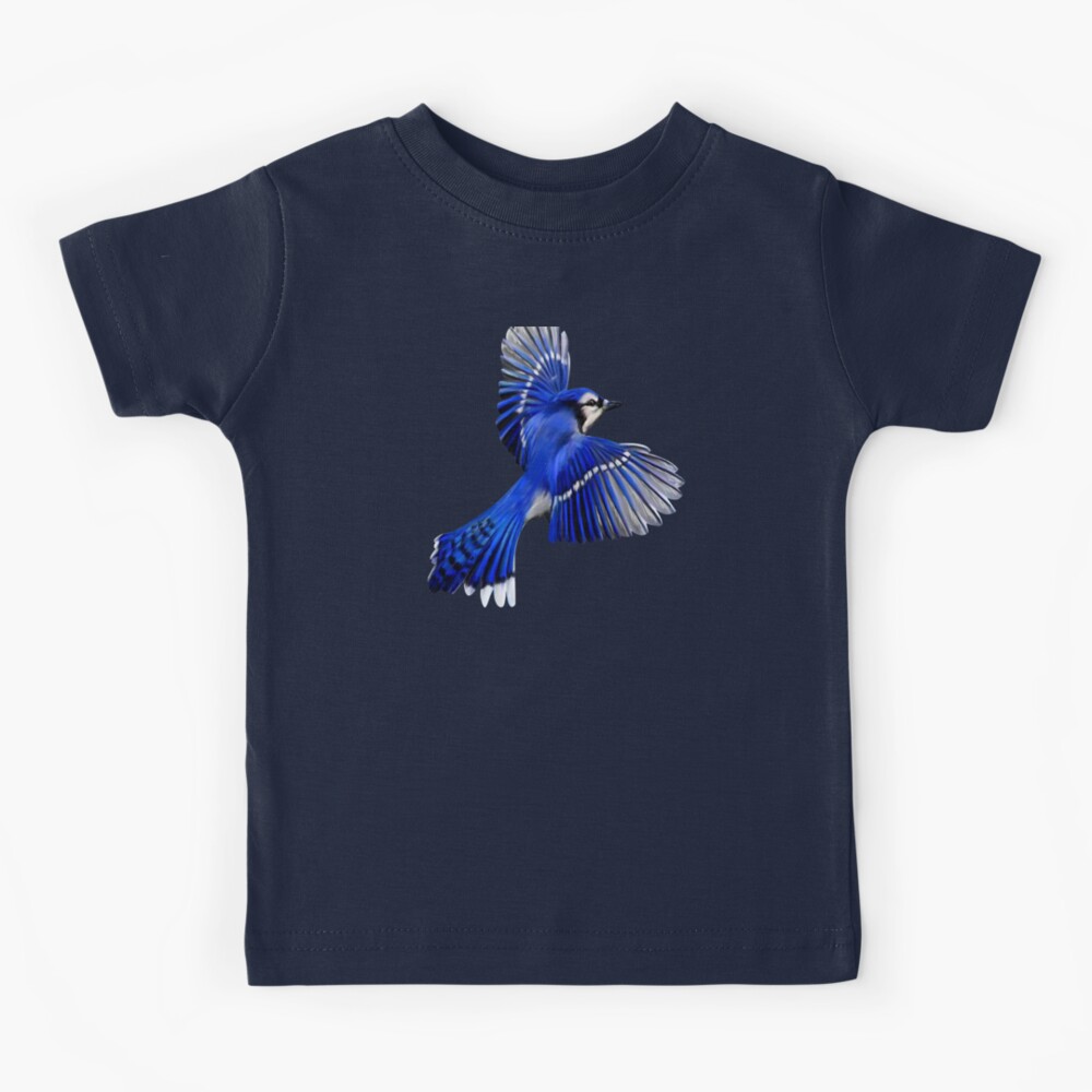 Blue Jay Art Design Flying Blue Jay | Spiral Notebook