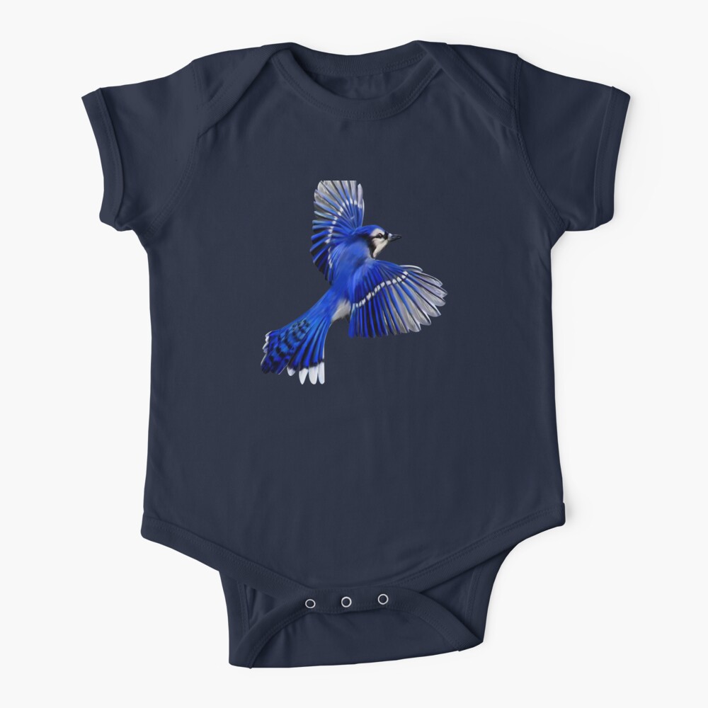 Blue Jay Art Design Flying Blue Jay | Spiral Notebook