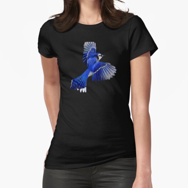 Blue Jay Flight  Production Ready Artwork for T-Shirt Printing