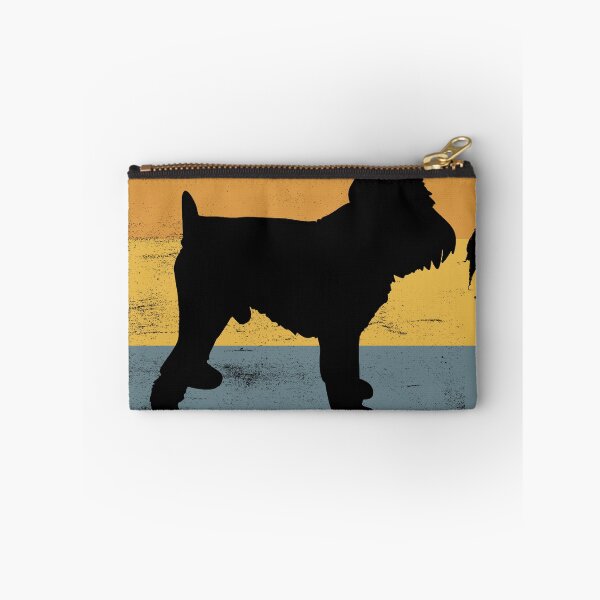 Artikelvorschau, Beunruhigtes Vintages Retro Schattenbild Brüssels Griffon entworfen und verkauft von DoggyStyles.