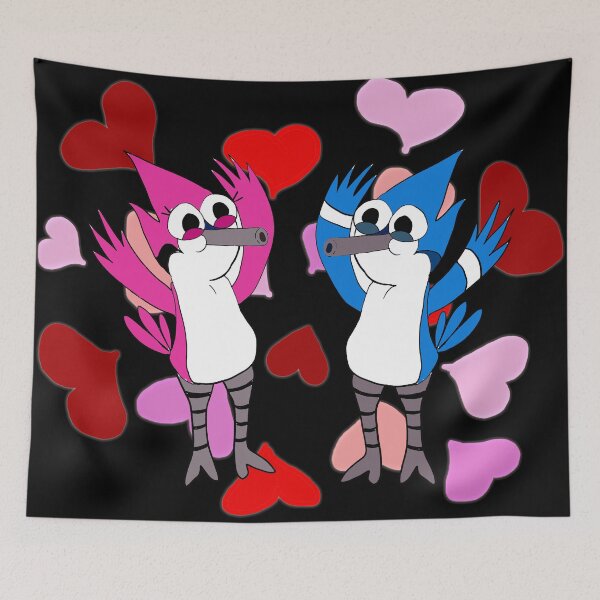 Item preview, Baby Mordecai and Baby Margareth Regular Show/Valentines Day designed and sold by kestrada2906.