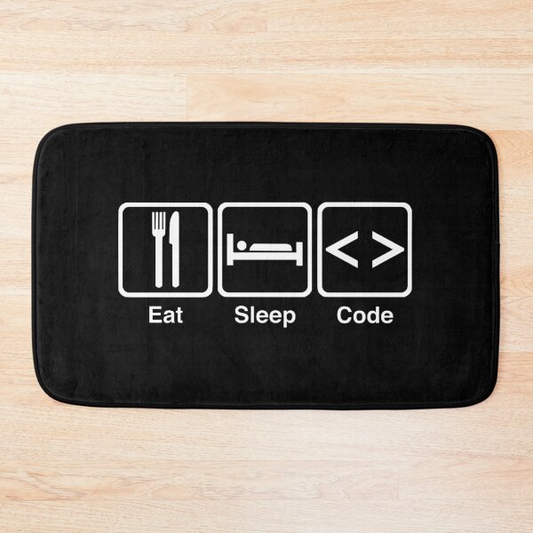 Item preview, Eat Sleep Code Repeat designed and sold by Wyverin.