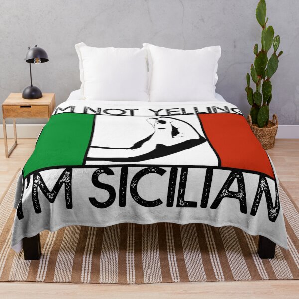 Item preview, I'm Not Yelling I'm Sicilian Sicily T Shirt Italian Hand Gesture designed and sold by JackCurtis1991.