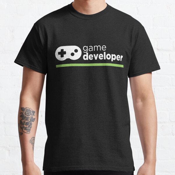 Indie Game Developer Guy Classic T-Shirt