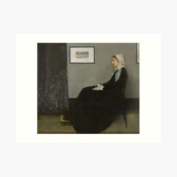 Whistlers Mother - James Abbott McNeill Art Print