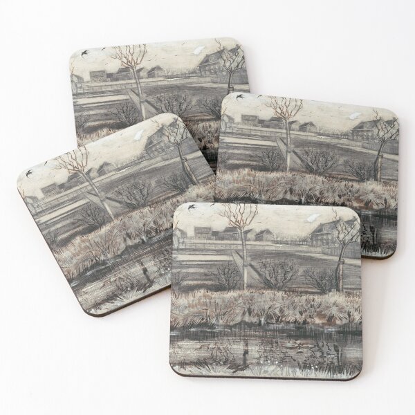 Item preview, Rural canal landscape by Vincent Van Gogh designed and sold by Vintage Designs +.