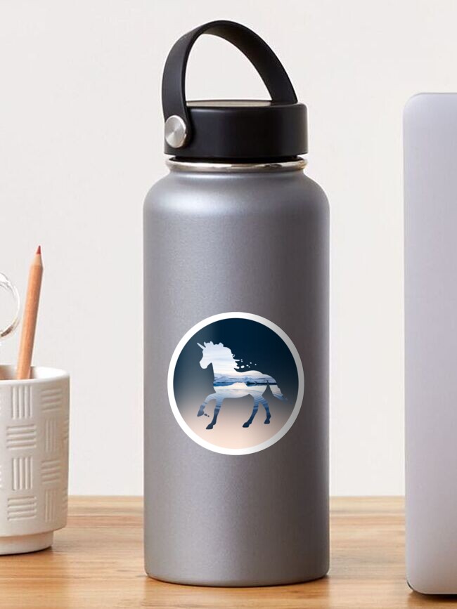 Download Nokk Frozen Horse Spirit Unicorn Sea Ocean Sticker By Yellowpomelo Redbubble