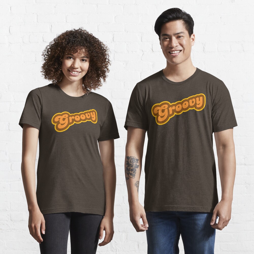 Groovy - Retro 70s - Logo Essential T-Shirt