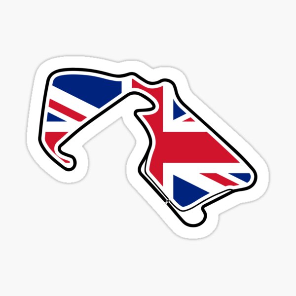 Great Britian Silverstone F1 Circuit Sticker
