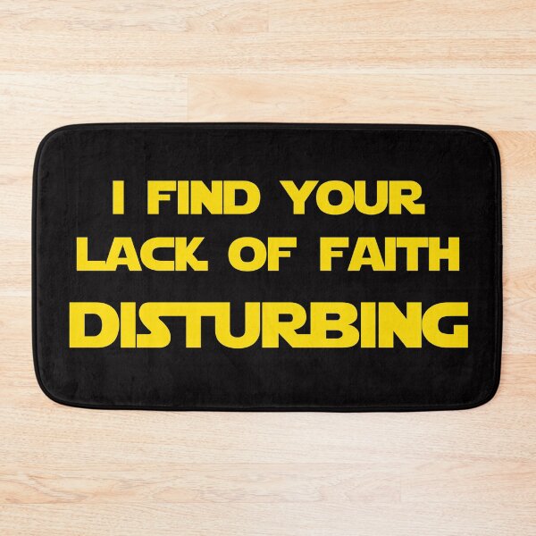 Item preview, I find your lack of faith disturbing (yellow version) designed and sold by DafyddEm.