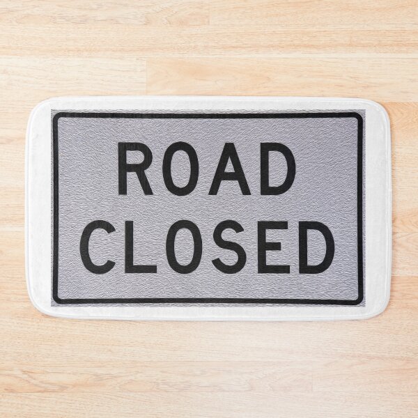 Item preview, Road Closed Sign-Oil Painting Style designed and sold by Ken Macune.