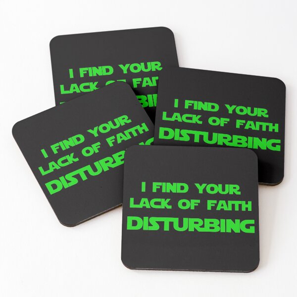 Item preview, I find your lack of faith disturbing (green version) designed and sold by DafyddEm.