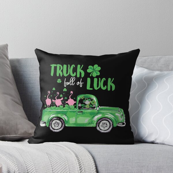 Item preview, Truck Full Of Luck Flamingo Leprechaun designed and sold by WanitaDesign.