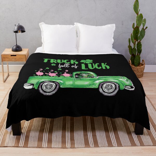 Item preview, Truck Full Of Luck Flamingo Leprechaun designed and sold by WanitaDesign.