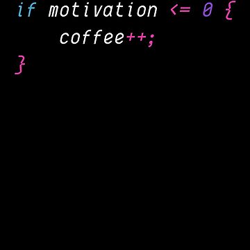 Artwork thumbnail, Code & Coffee. Motivation. by ninjainatux