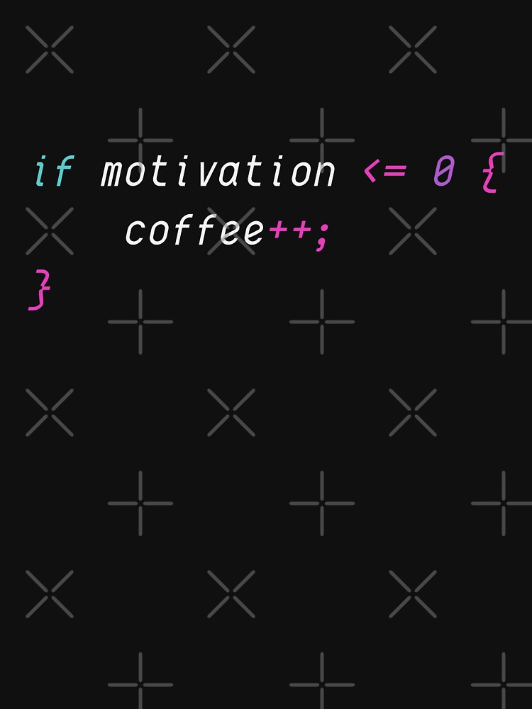 Thumbnail 7 of 7, Classic T-Shirt, Code & Coffee. Motivation. designed and sold by ninjainatux.