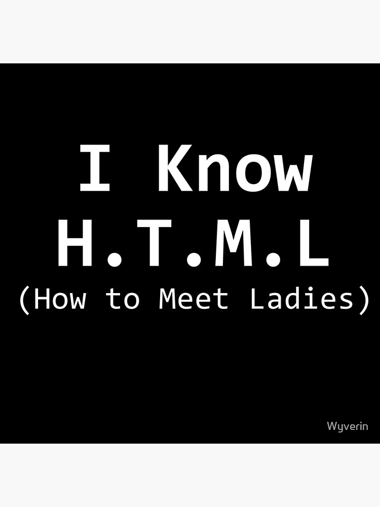 HTML (How To Meet Ladies) by Wyverin