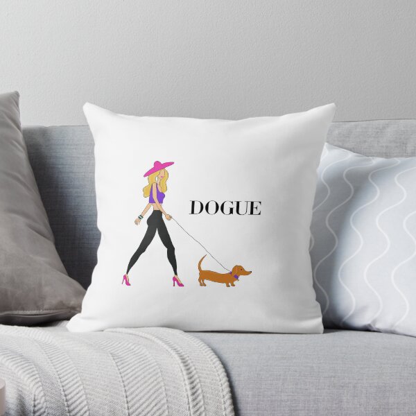 Dogue Throw Pillow