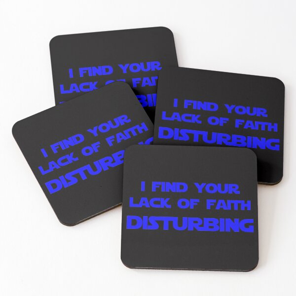 Item preview, I find your lack of faith disturbing (Blue version) designed and sold by DafyddEm.