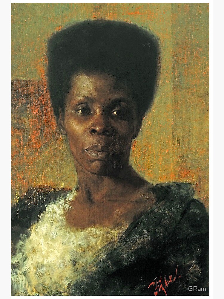 Portrait of A Black Girl - Anton Ažbe