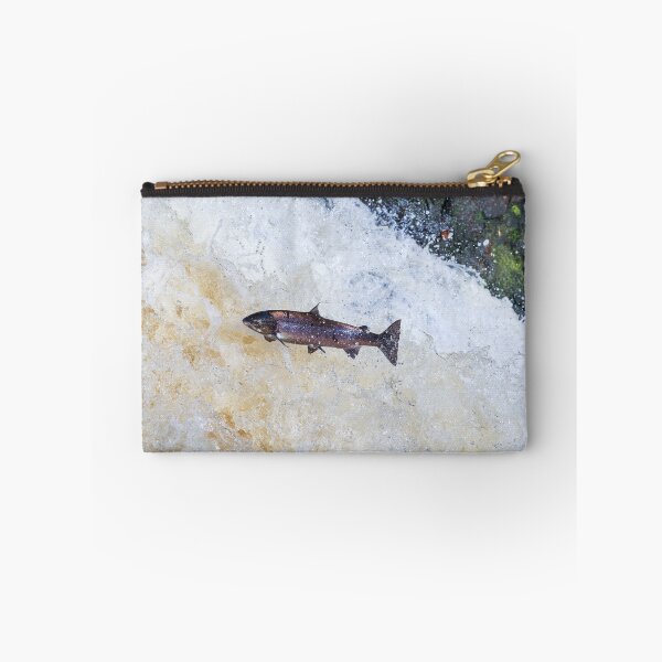 Item preview, Copy of Copy of wild fish atlantic salmon leaping on waterfall designed and sold by chanonry.