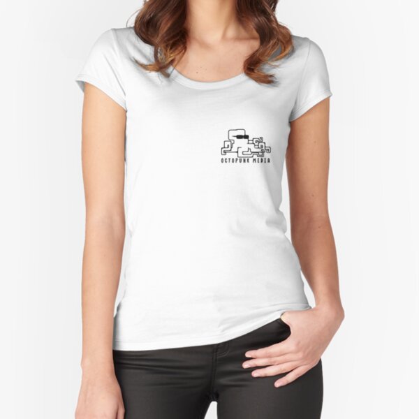 Octopunk Media Logo - Iggy The Octopunk Fitted Scoop T-Shirt