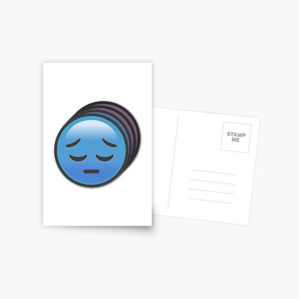 Sad Face Meme Postcards for Sale