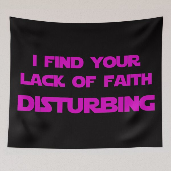Item preview, I find your lack of faith disturbing (Purple version) designed and sold by DafyddEm.