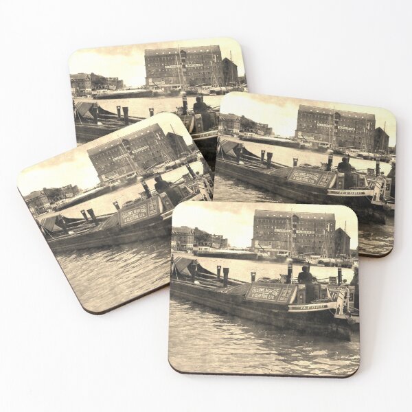 Item preview, Historic Working Narrowboats in Gloucester Dock. designed and sold by Jo Lodge.