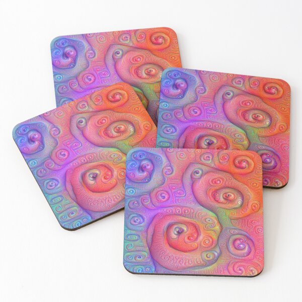 Item preview, DeepDream Tomato Steelblue 5x5K v6 designed and sold by blackhalt.
