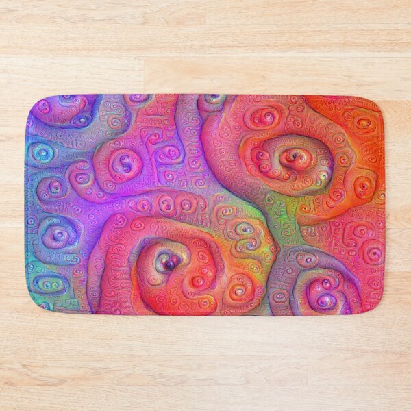 Item preview, DeepDream Tomato Steelblue 5x5K v6 designed and sold by blackhalt.