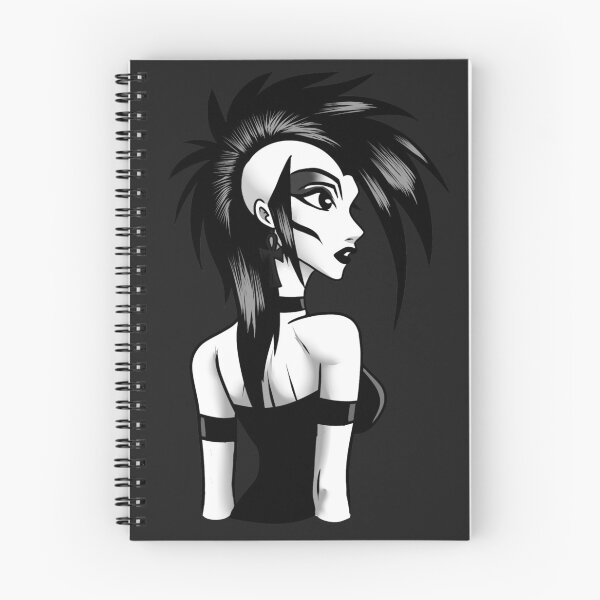 Item preview, Deathrock Chick 2 designed and sold by DecadentCrypt.