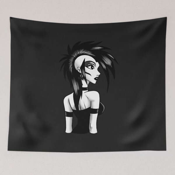 Item preview, Deathrock Chick 2 designed and sold by DecadentCrypt.