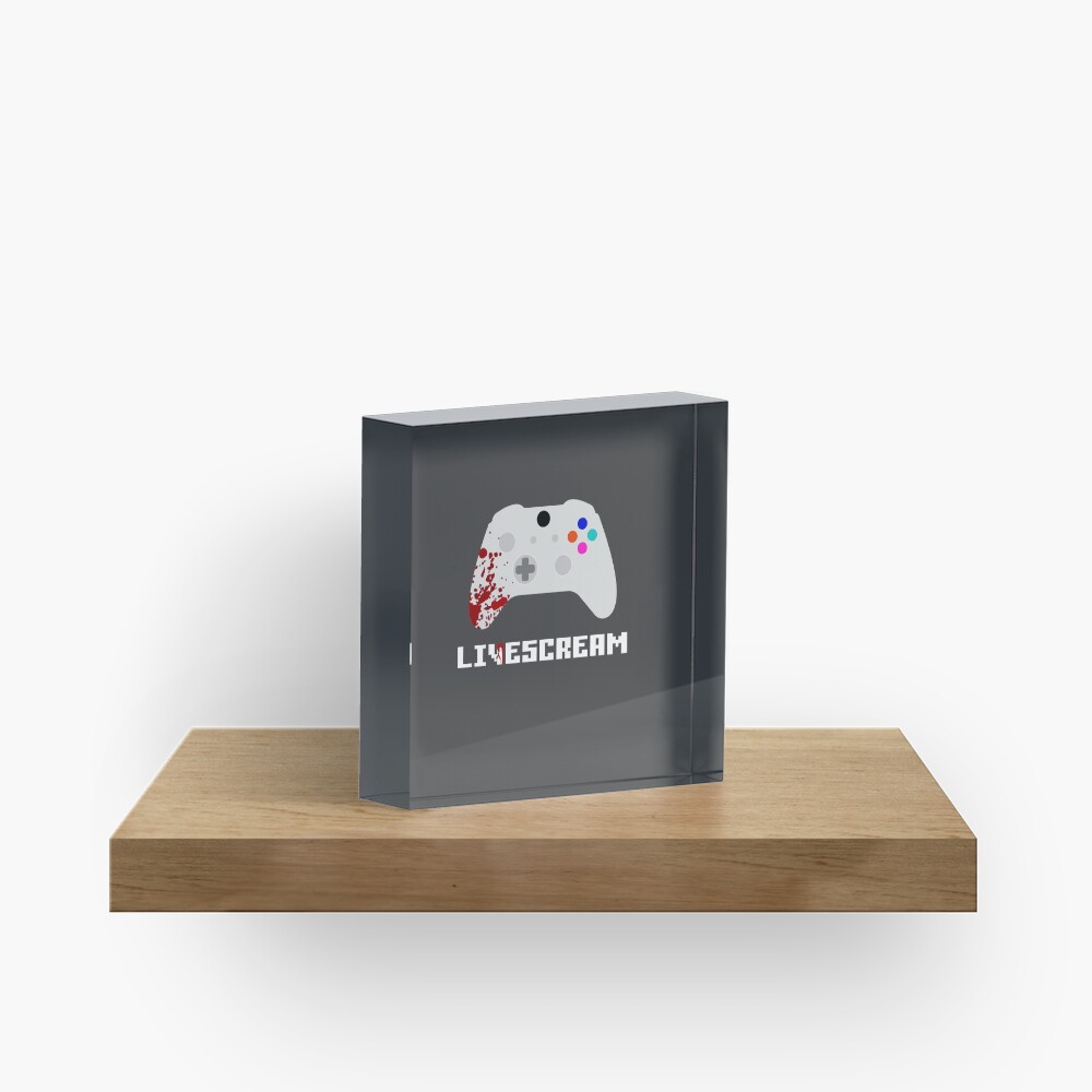 Livescream Poster Design Acrylic Block