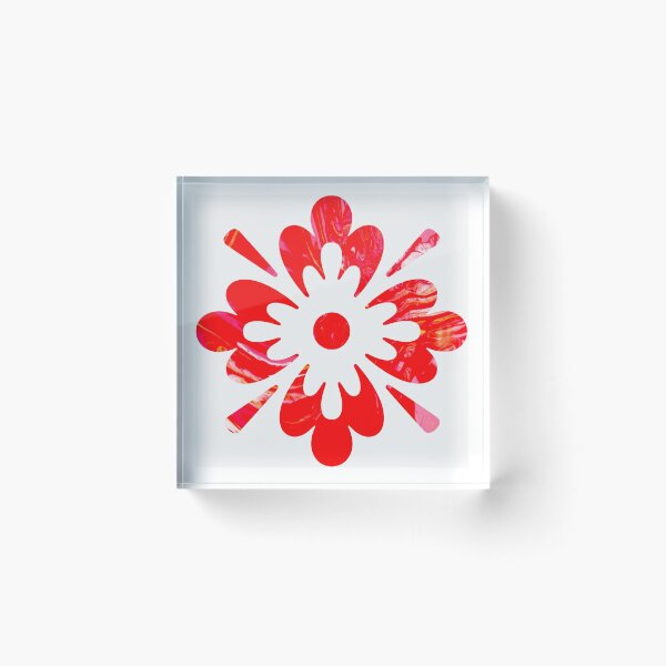Item preview, Red Graphic Flower designed and sold by PaintedbyCarol.