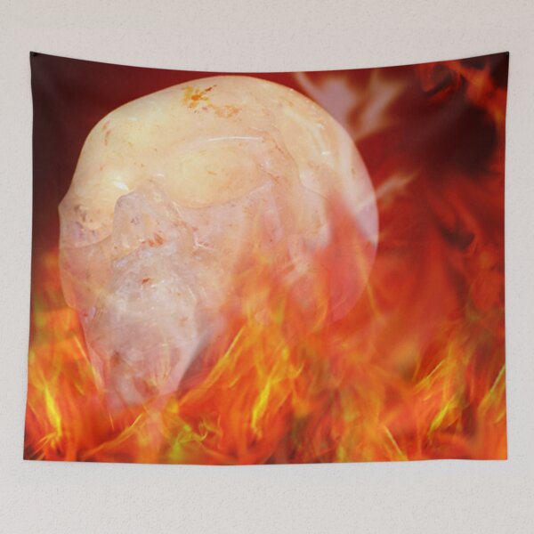 Item preview, Flaming Crystal Skull designed and sold by Terri Waters Photography & Design.