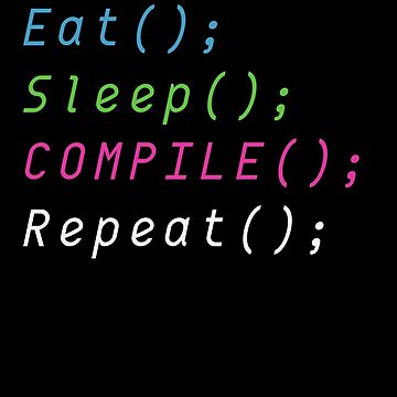 Artwork thumbnail, Code. Eat, Sleep, Compile, Repeat. by ninjainatux