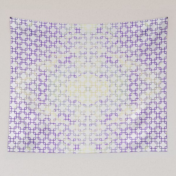 Item preview, Graphic Purple and Gold Squares designed and sold by PaintedbyCarol.