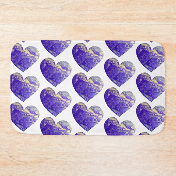 Item preview, Purple and Gold Heart designed and sold by PaintedbyCarol.
