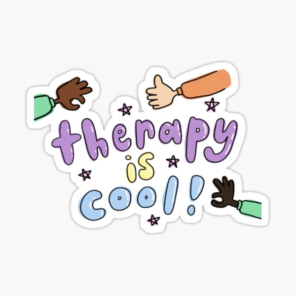 Therapy is Cool - Therapy - Sticker