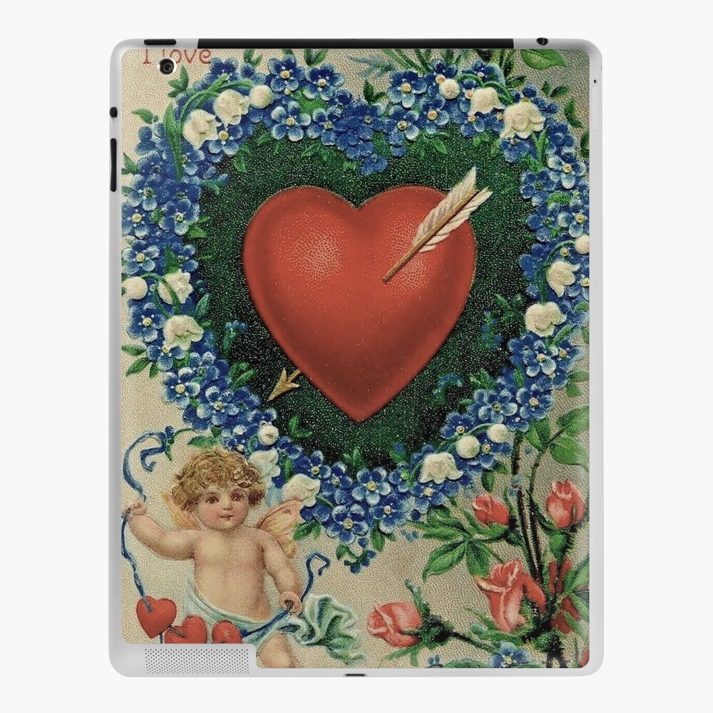 Queen of My Heart / Vintage Valentine's Day Card Artwork / Victorian Litho  Greeting Card for Sale by FuzzyHoney