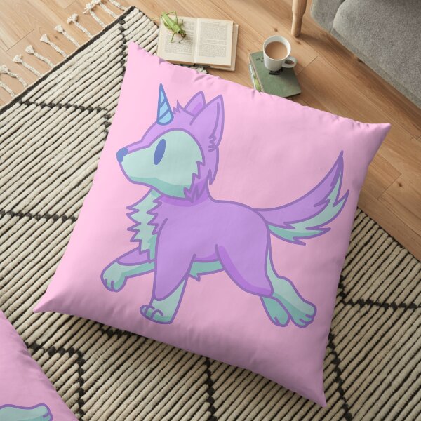 Karjala the Uniwolf Floor Pillow
