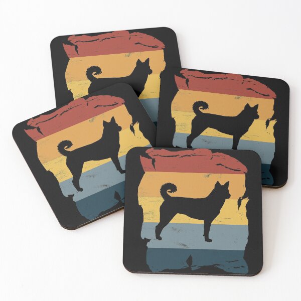Item preview, Canaan Dog Distressed Vintage Retro Silhouette designed and sold by DoggyStyles.