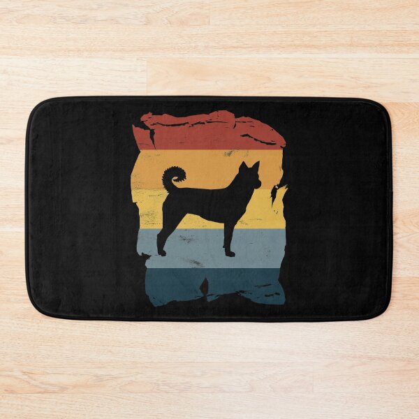Item preview, Canaan Dog Distressed Vintage Retro Silhouette designed and sold by DoggyStyles.