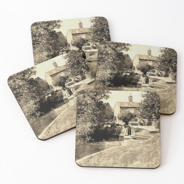 Item preview, Narrowboat on the Lapworth flight. designed and sold by Jo Lodge.