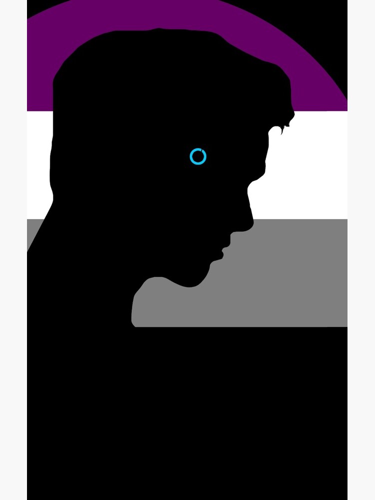 RK900 / Nines Asexual Flag by octopunkmedia
